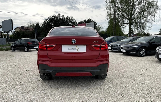 BMW X4 cena 99900 przebieg: 148271, rok produkcji 2015 z Nowy Dwór Mazowiecki małe 254